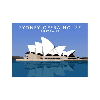 Sydney Opera House Australia Framed Digital Art Print by Richard O'Neill