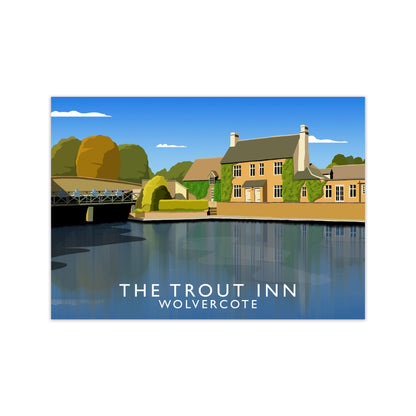 The Trout Inn Wolvercote Travel Art Print by Richard O'Neill