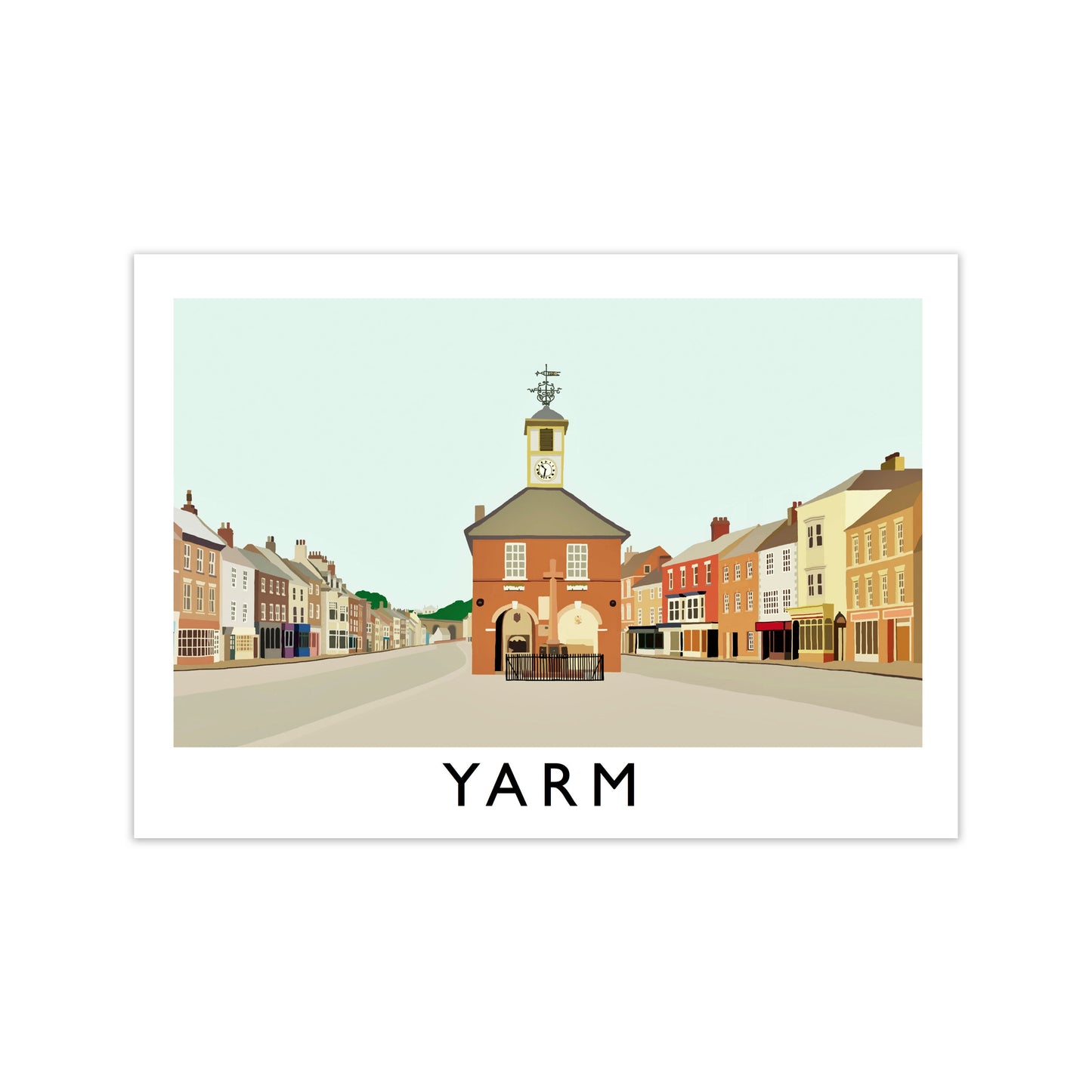 Yarm Art Print by Richard O'Neill, Framed Wall Art