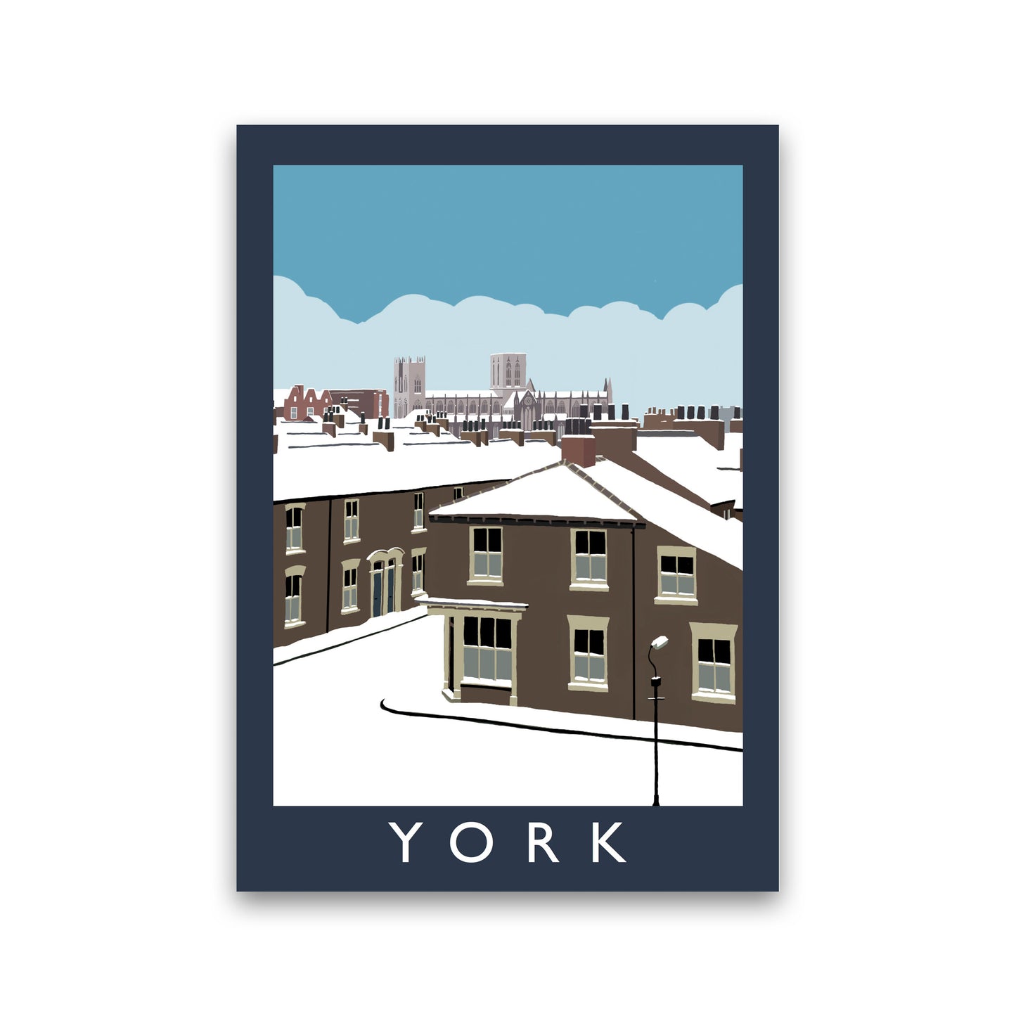 York Digital Art Print by Richard O'Neill, Framed Wall Art