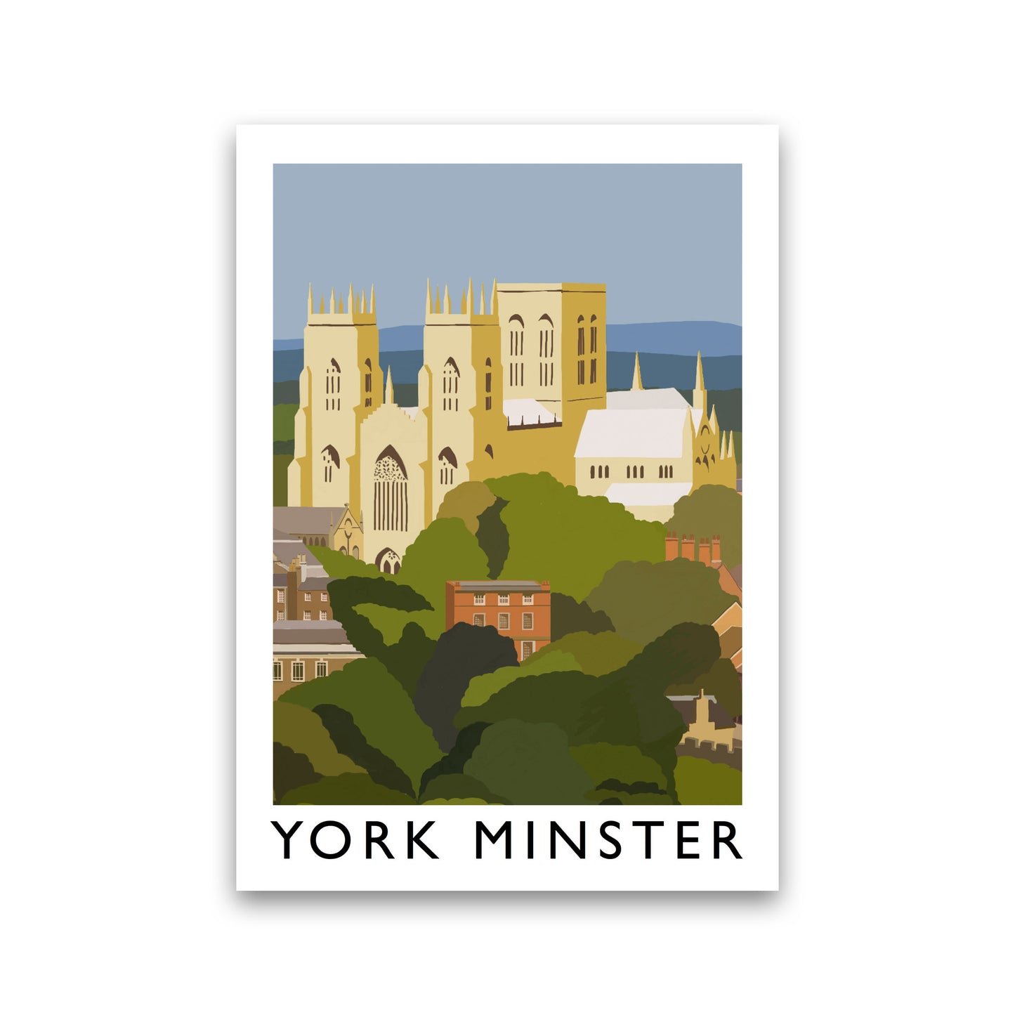 York Minster Framed Digital Art Print by Richard O'Neill