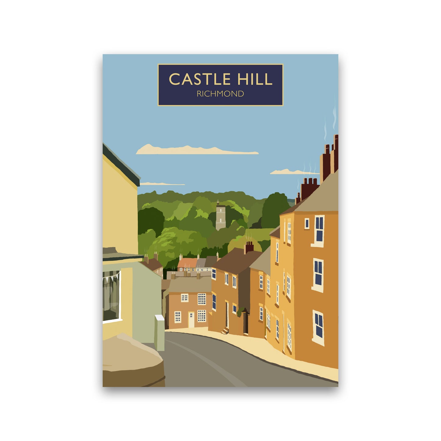 Castle Hill Richmond Portrait by Richard O'Neill