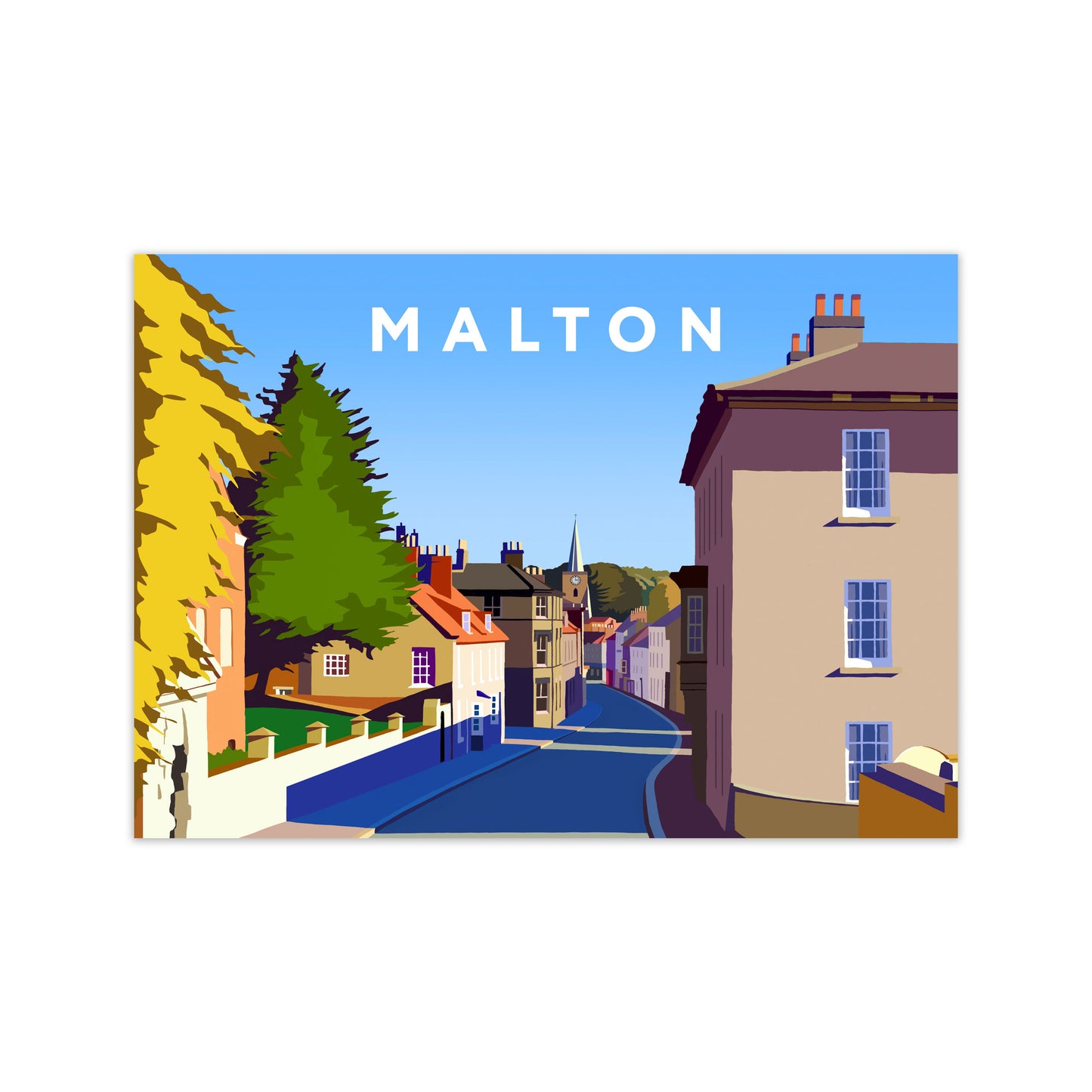 Malton Framed Digital Art Print by Richard O'Neill