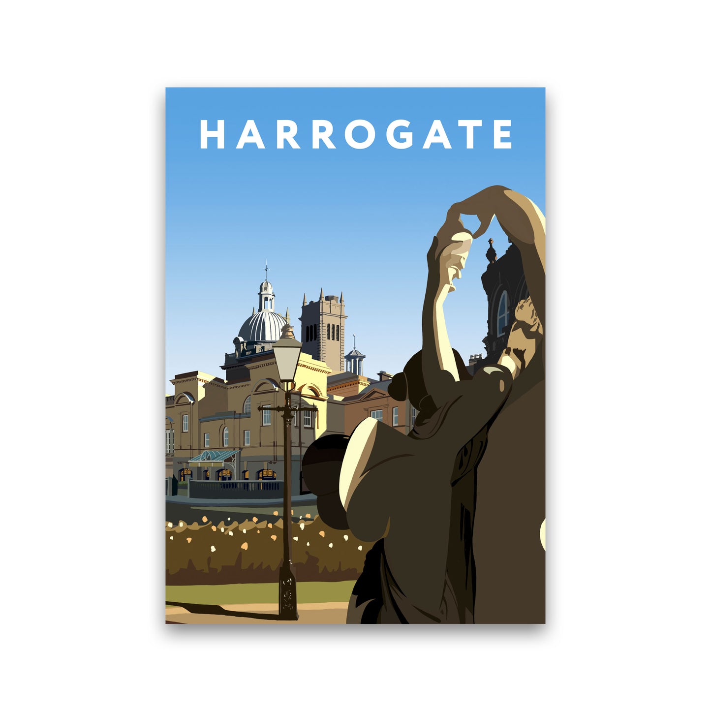 Harrogate Art Print by Richard O'Neill, Framed Wall Art