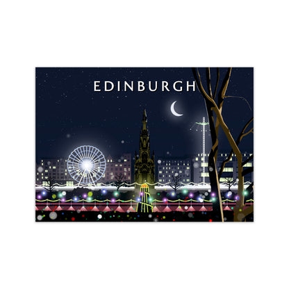 Edinburgh Night by Richard O'Neill