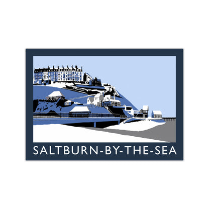 Saltburn-by-the-sea In Snow by Richard O'Neill