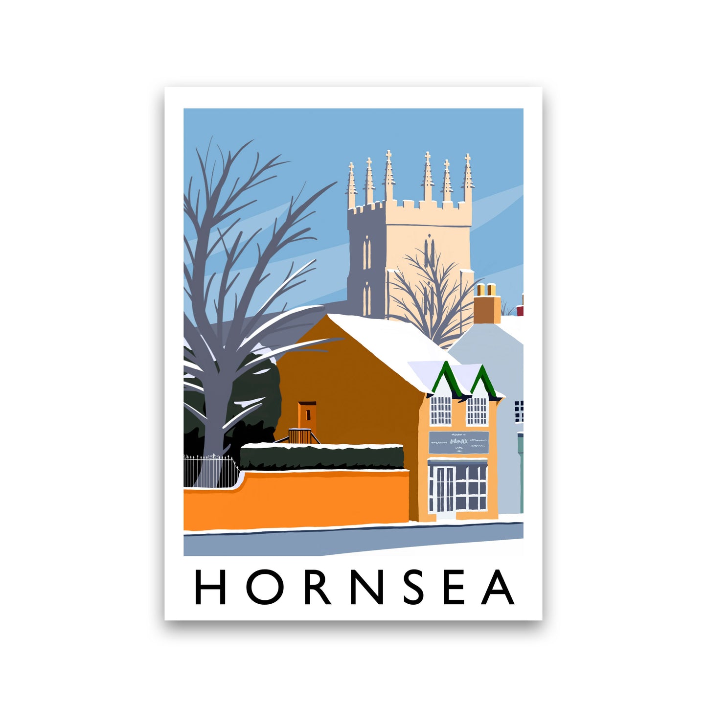 Hornsea (snow) portrait by Richard O'Neill