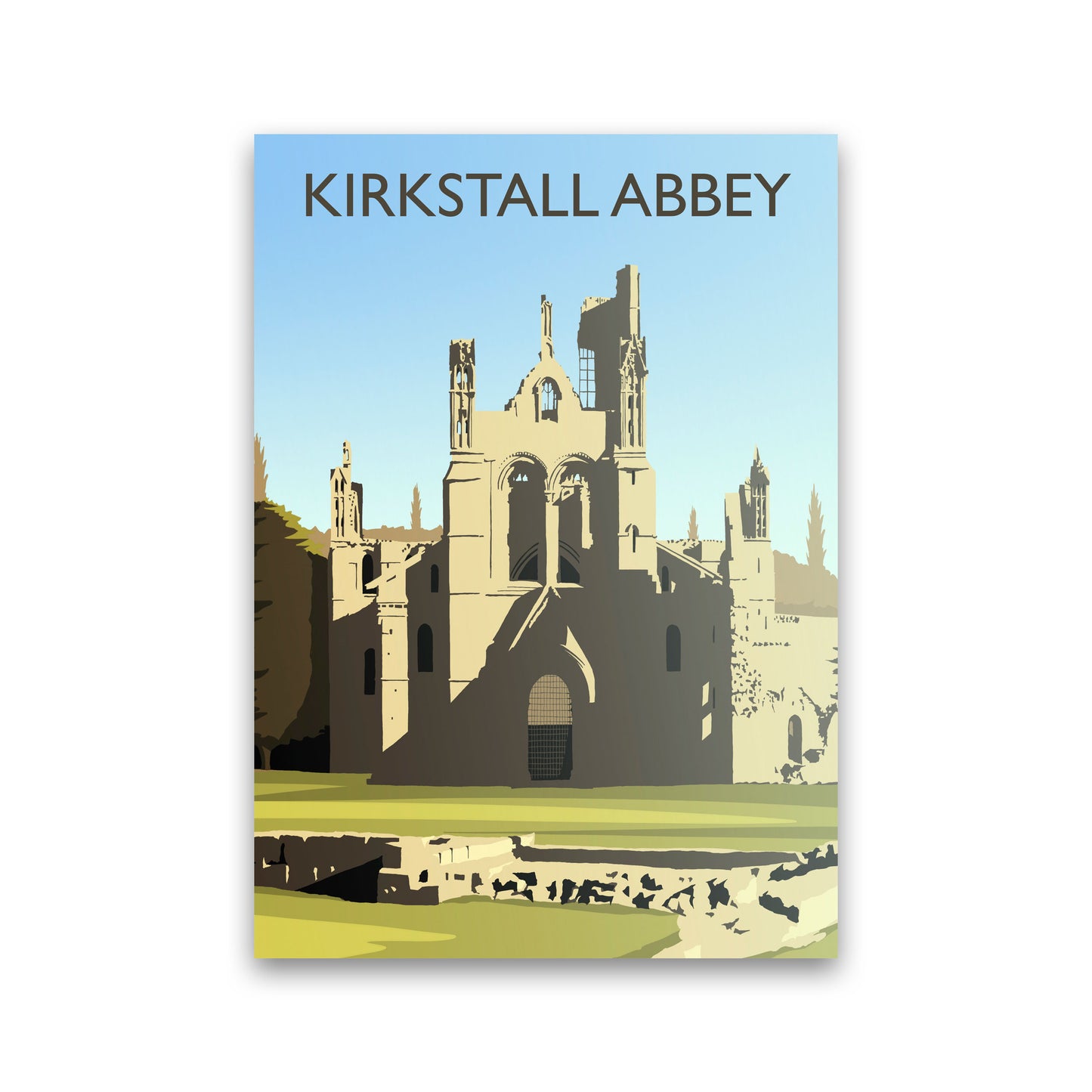 Kirkstall Abbey portrait by Richard O'Neill