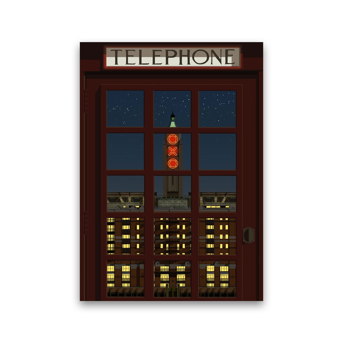 London Telephone Box 10 by Richard O'Neill