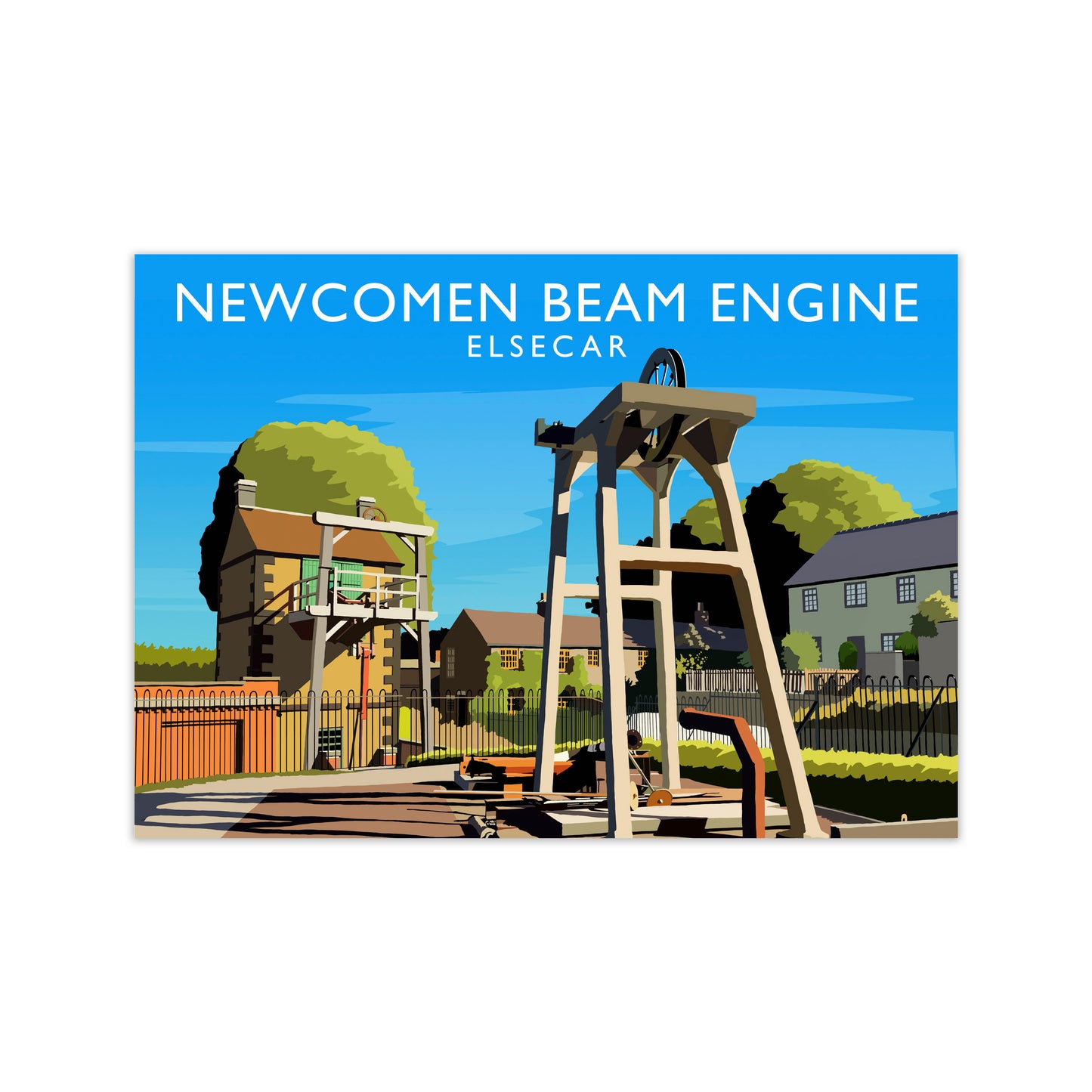 Newcomen Beam Engine by Richard O'Neill