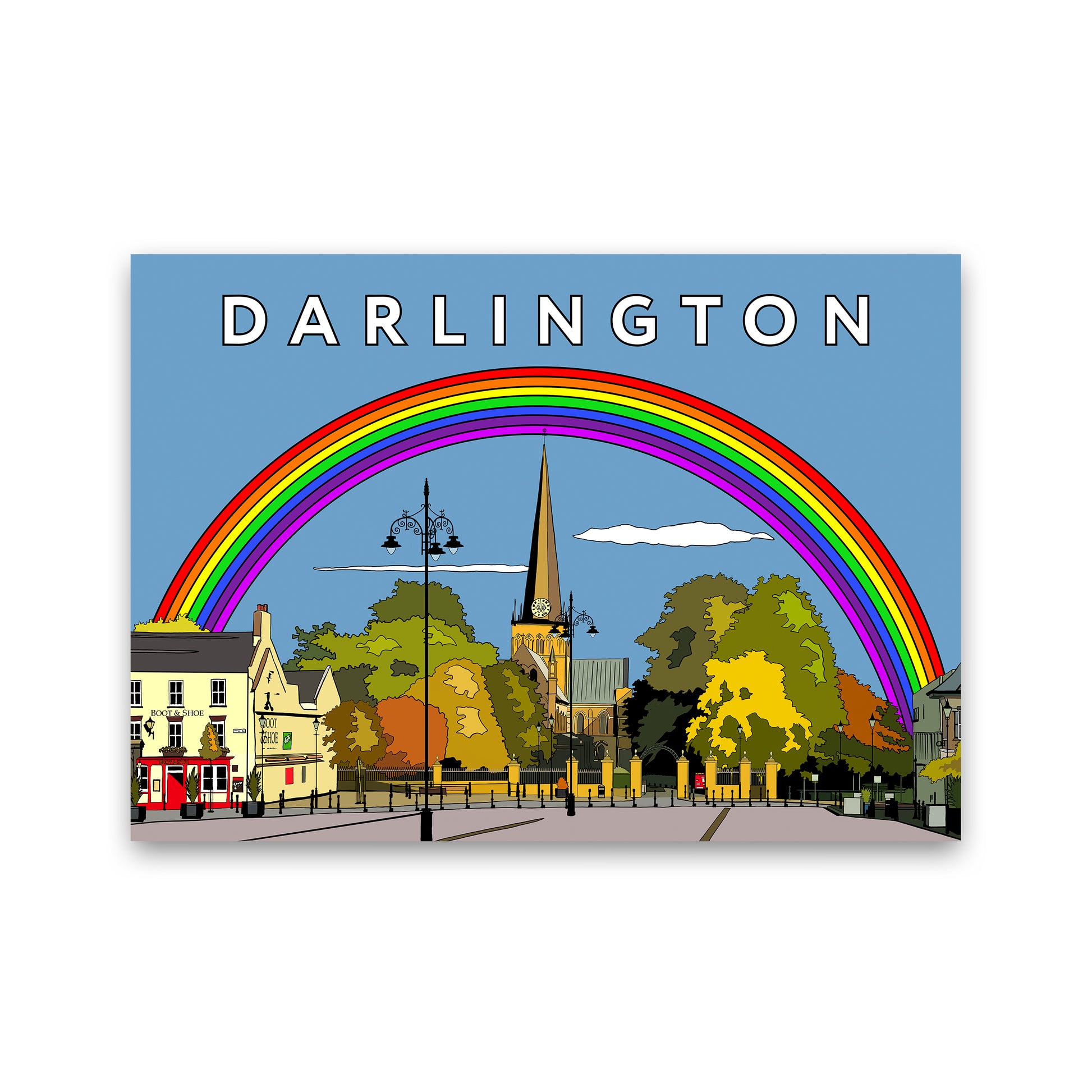 Darlington (St Cuthbert's Church) by Richard O'Neill Print Only