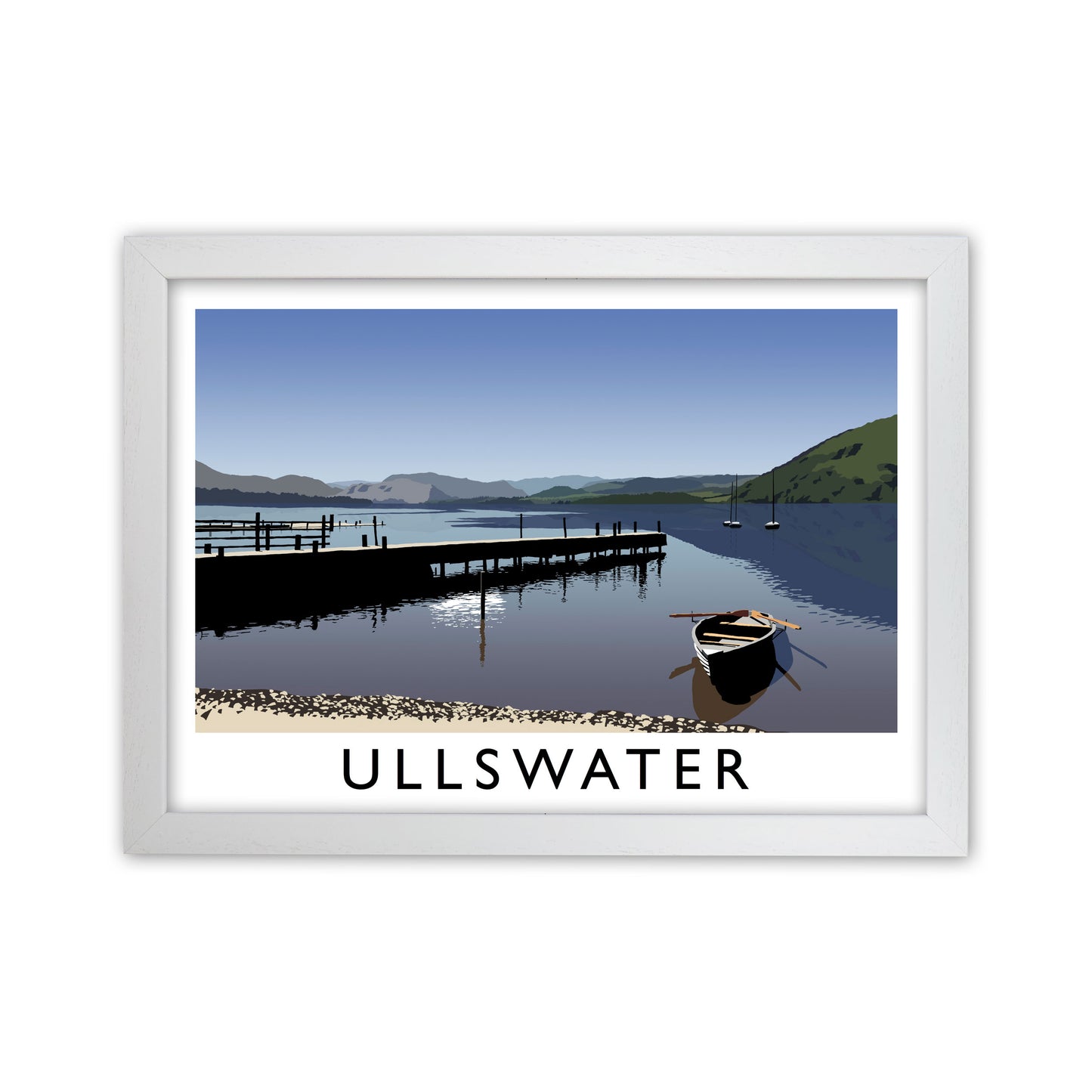 Ullswater by Richard O'Neill White Grain