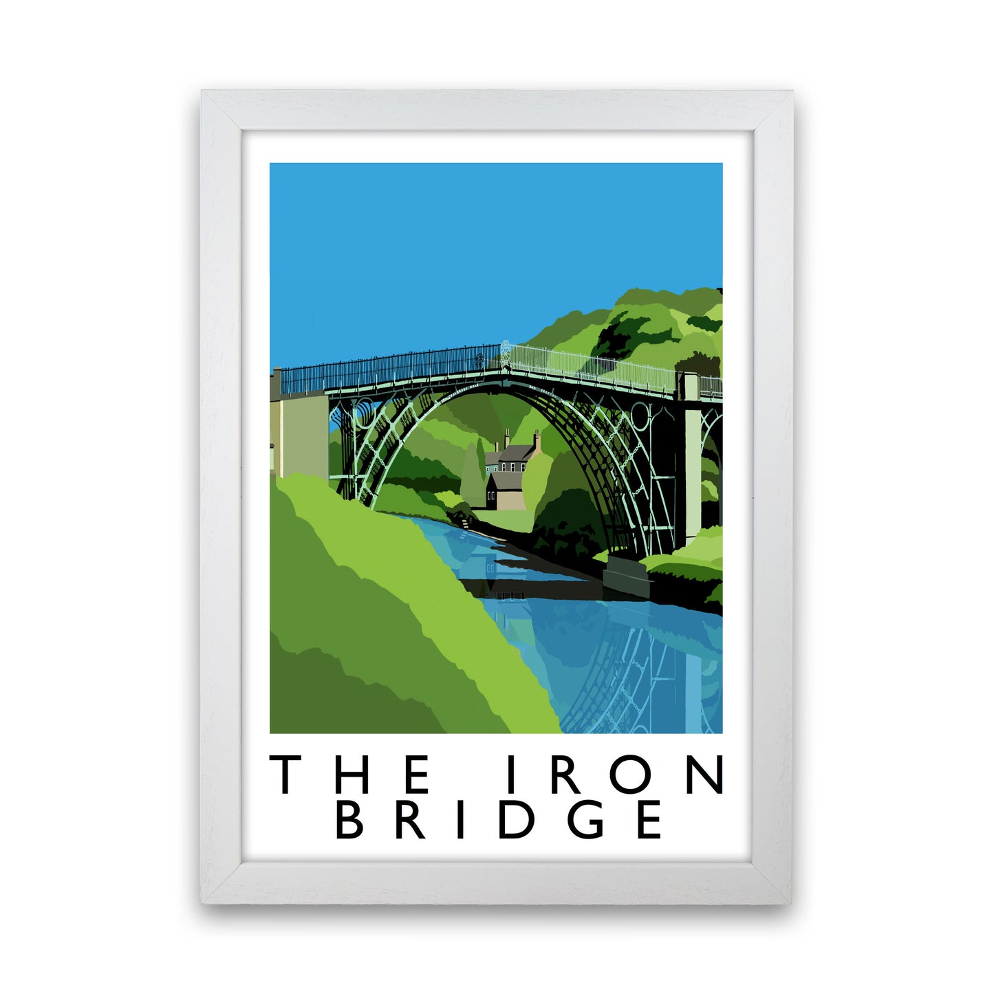The Iron Bridge by Richard O'Neill White Grain