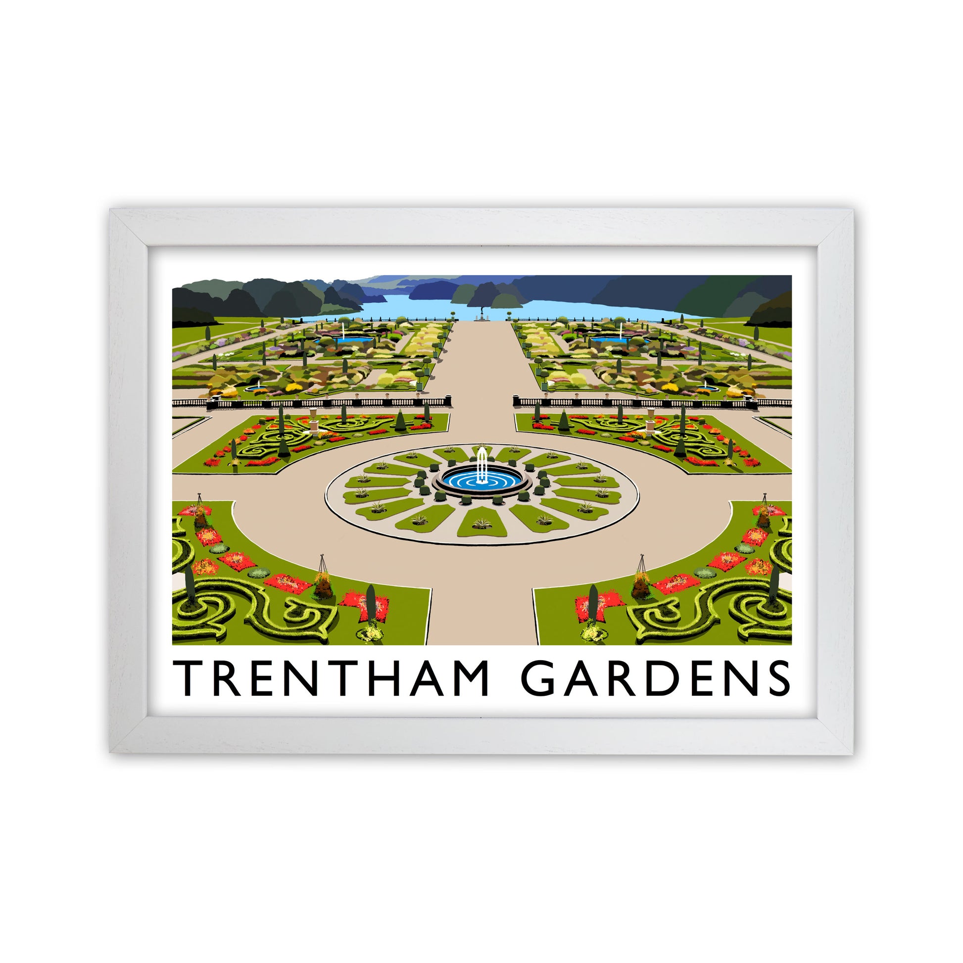 Trentham Gardens by Richard O'Neill White Grain