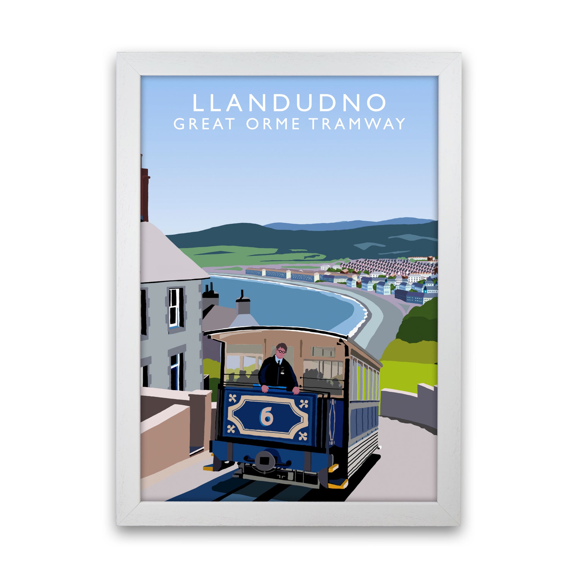 Llandudno by Richard O'Neill White Grain