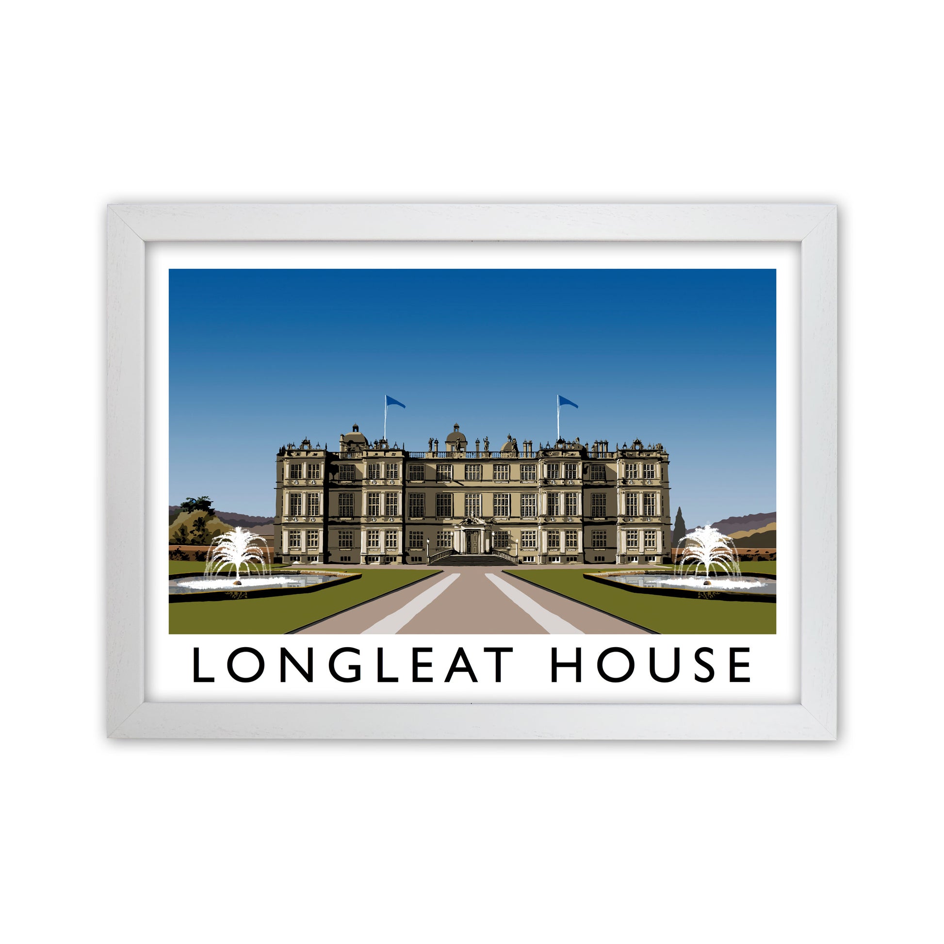 Longleat House by Richard O'Neill White Grain