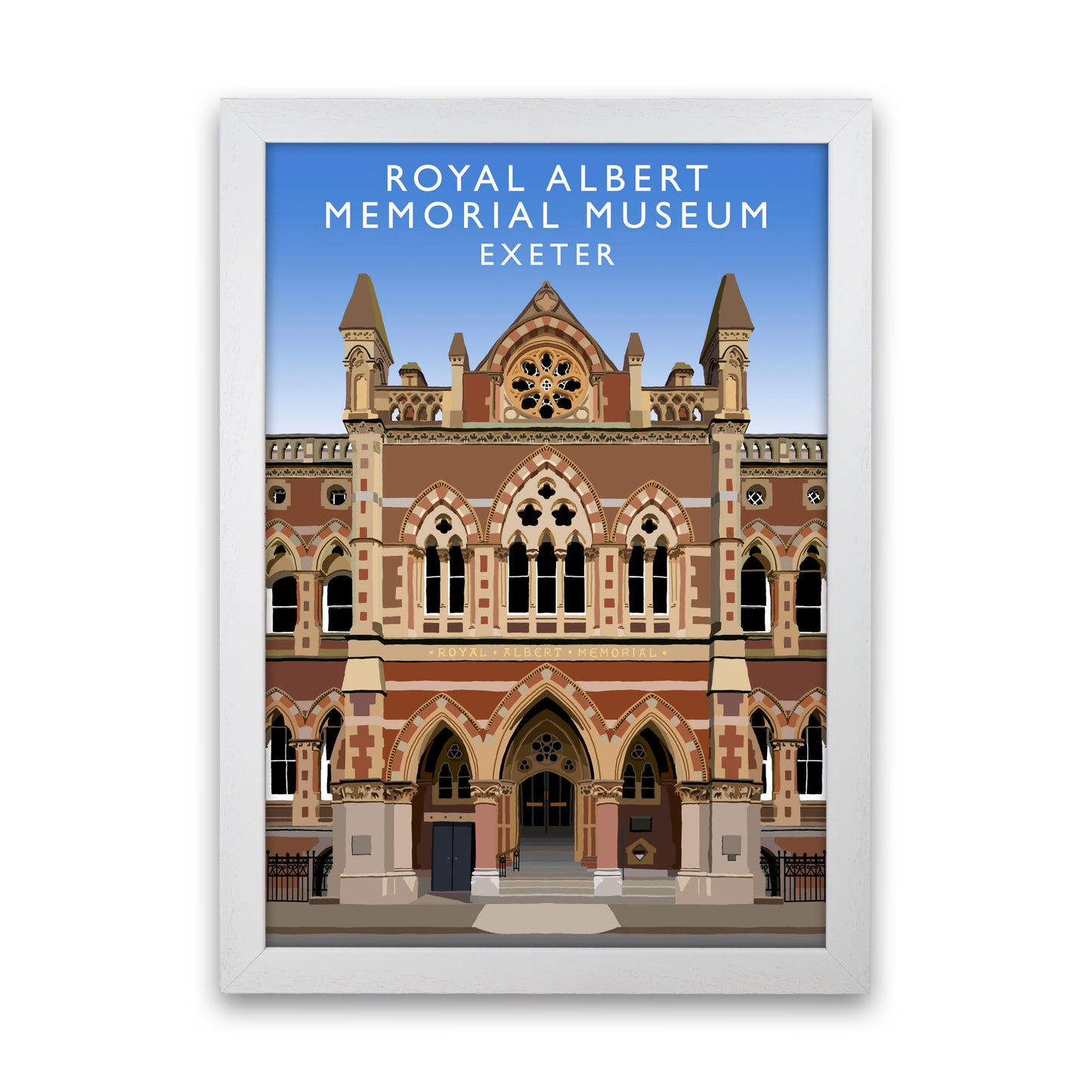 Albert Memorial Museum by Richard O'Neill White Grain