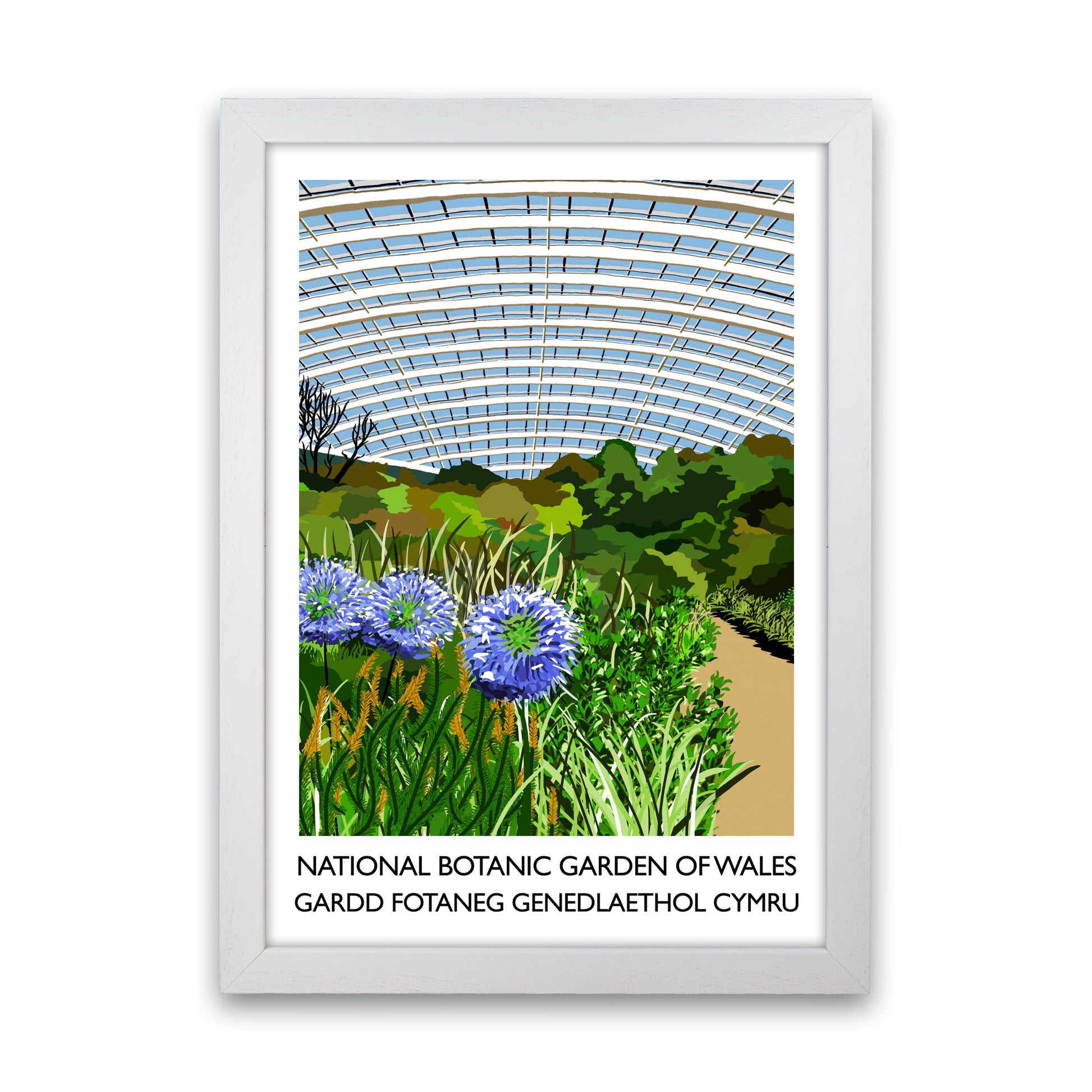 National Botanic Garden Of Wales by Richard O'Neill White Grain