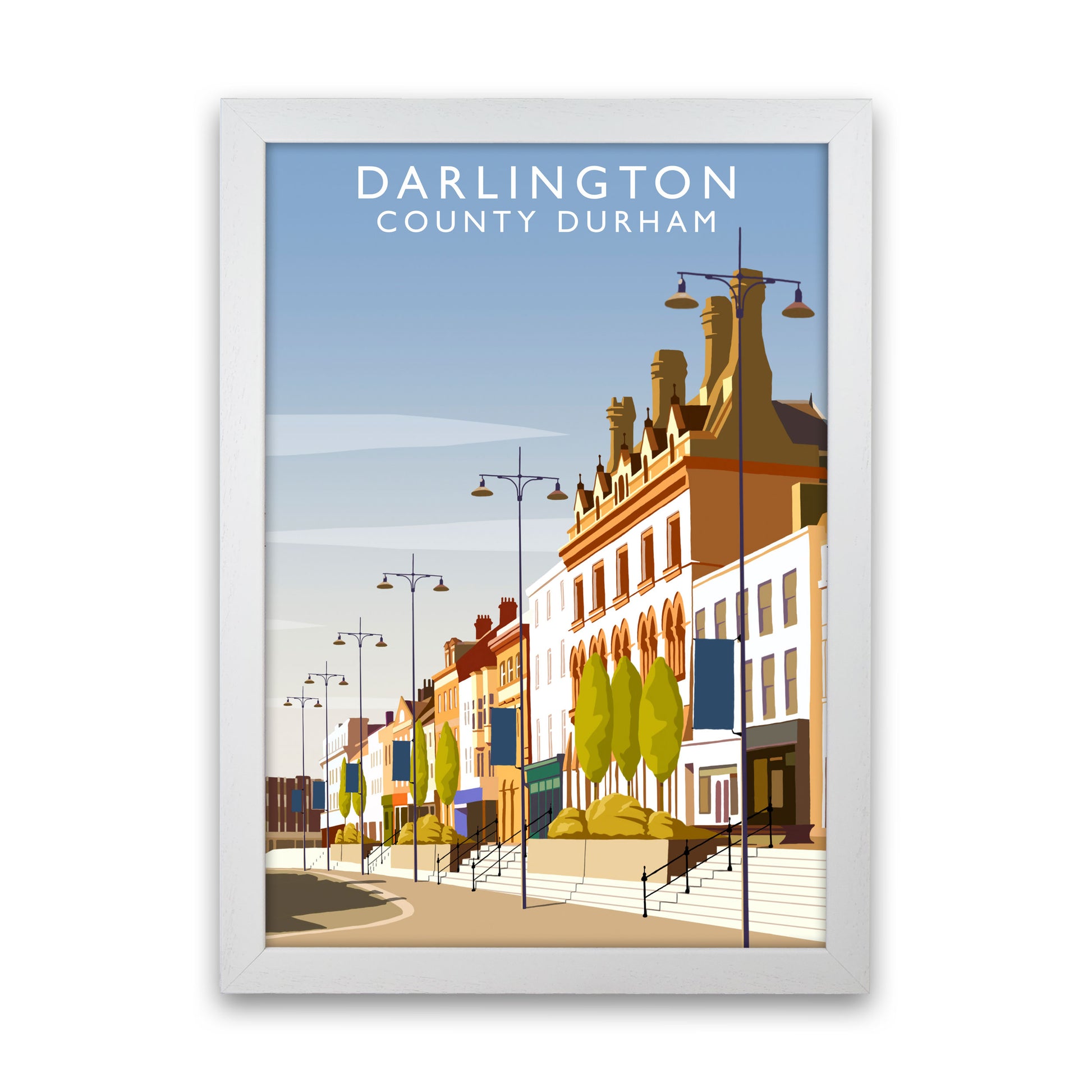 Darlington (Portrait) by Richard O'Neill White Grain