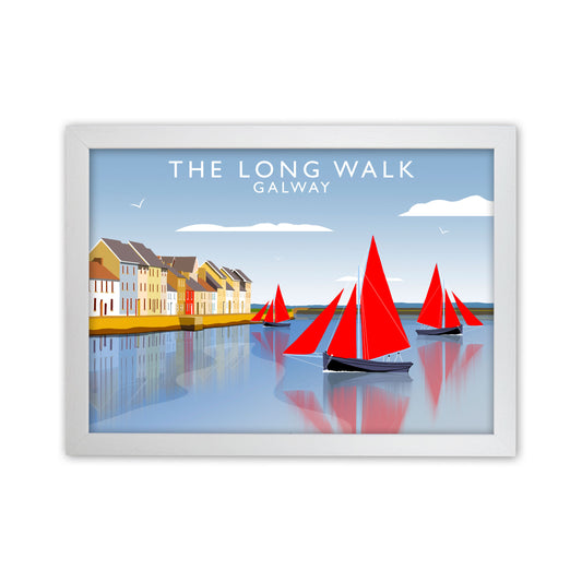 Long Walk (Landscape) by Richard O'Neill White Grain