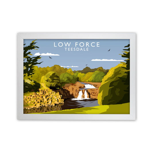 Low Force Teesdale Art Print by Richard O'Neill White Grain