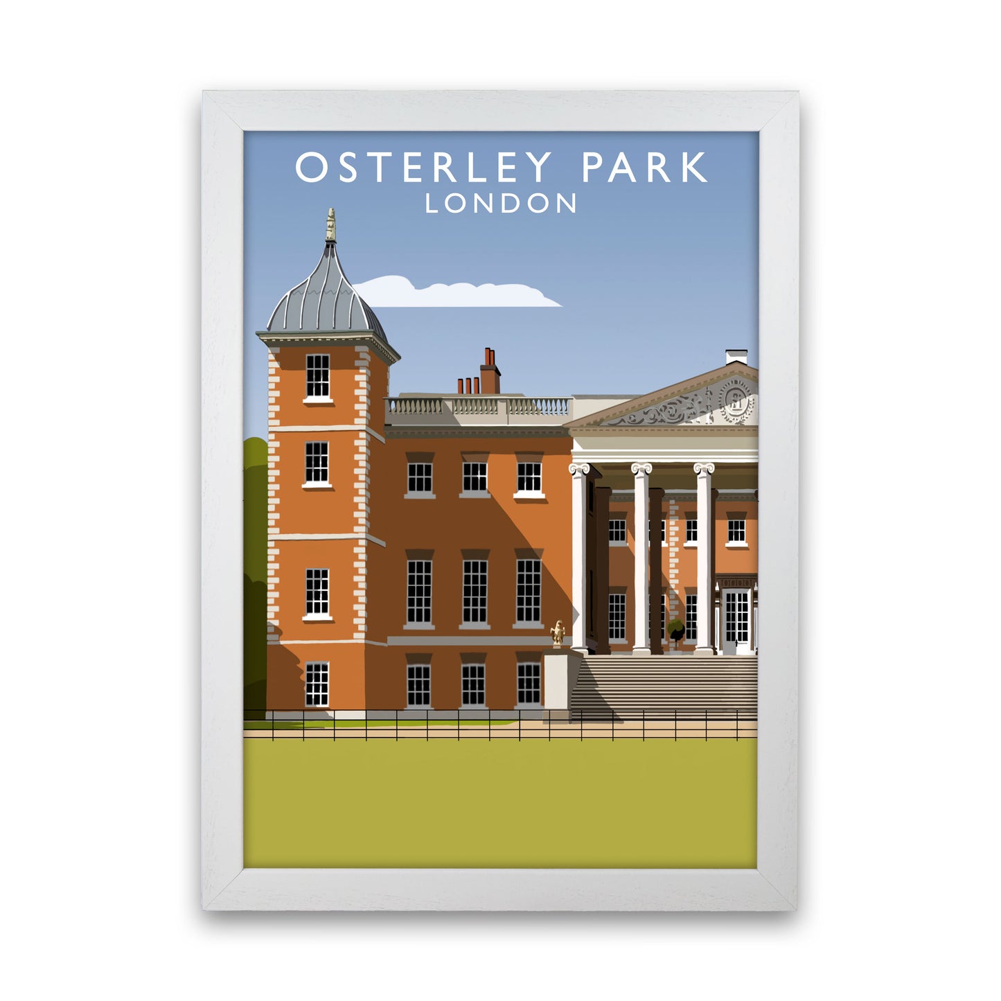 Osterlay Park (Portrait) by Richard O'Neill White Grain