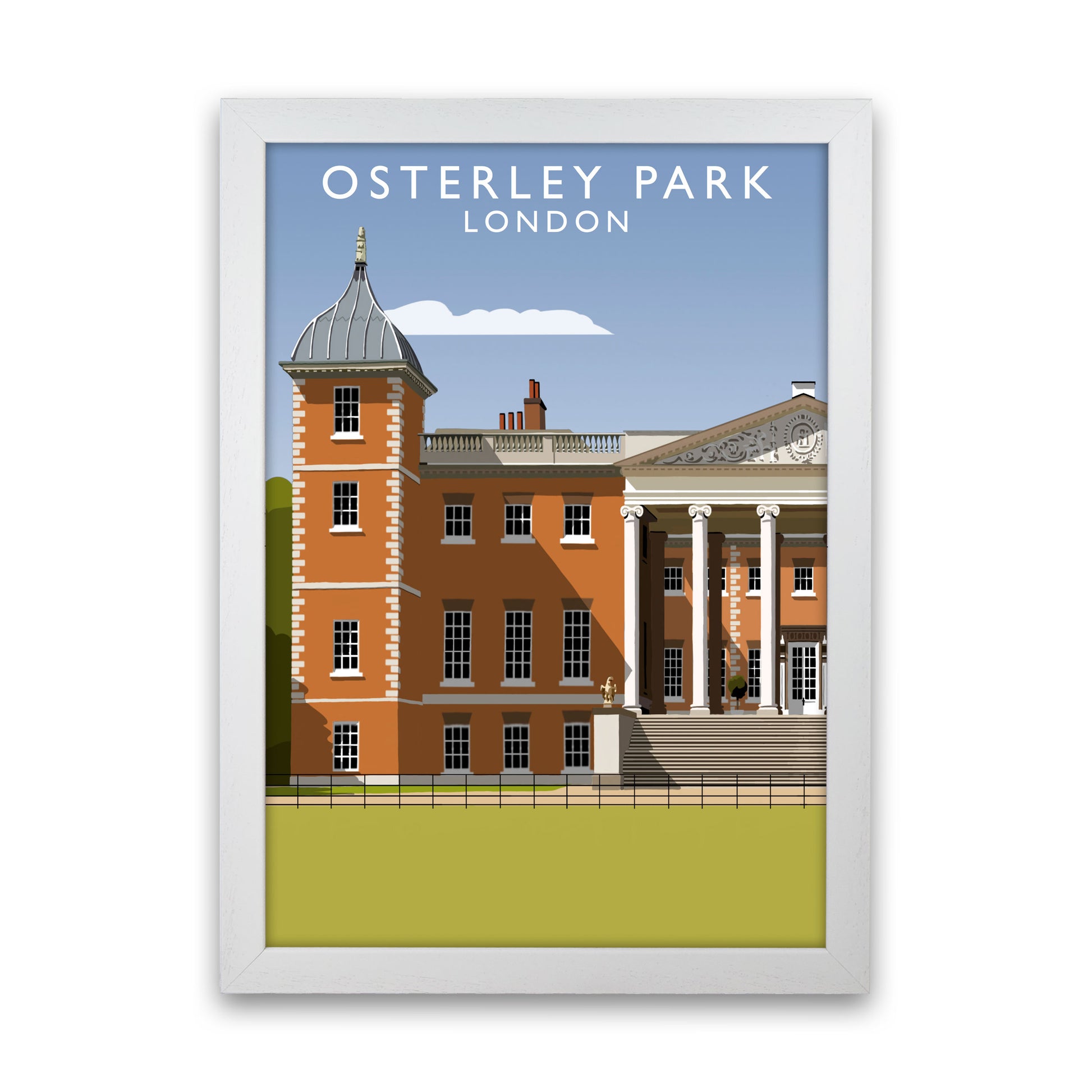 Osterlay Park (Portrait) by Richard O'Neill White Grain