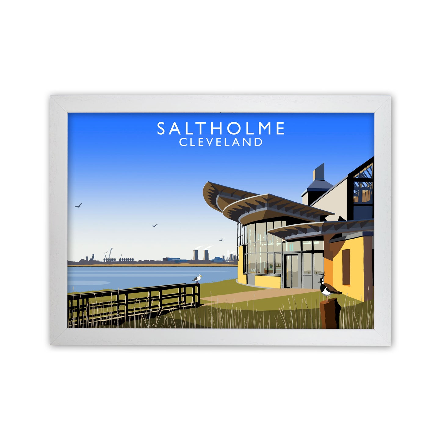 Salthome Cleveland (Landscape) by Richard O'Neill White Grain