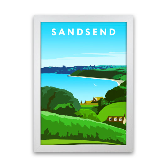 Sandsend2 Portrait by Richard O'Neill White Grain