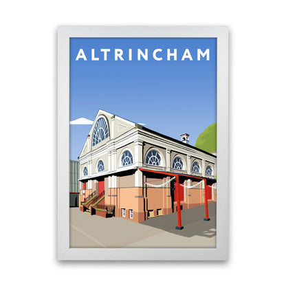 Altrincham Art Print by Richard O'Neill White Grain