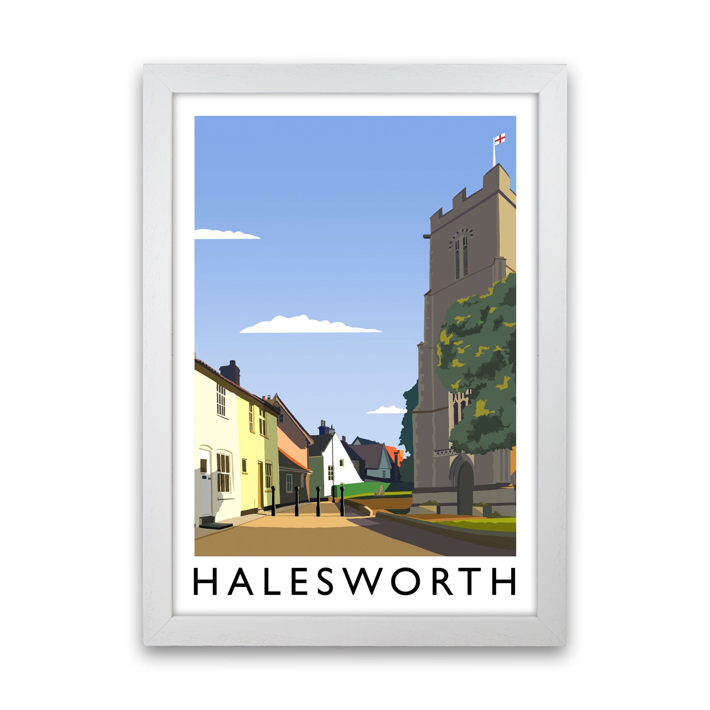 Halesworth Portrait by Richard O'Neill White Grain