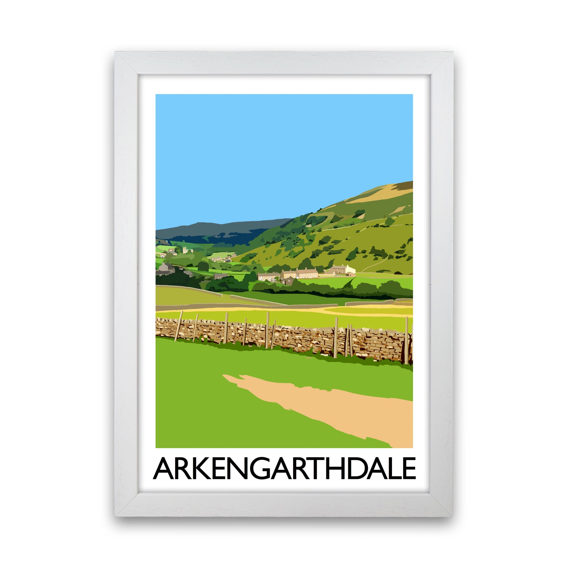 Arkengarthdale Portrait by Richard O'Neill White Grain