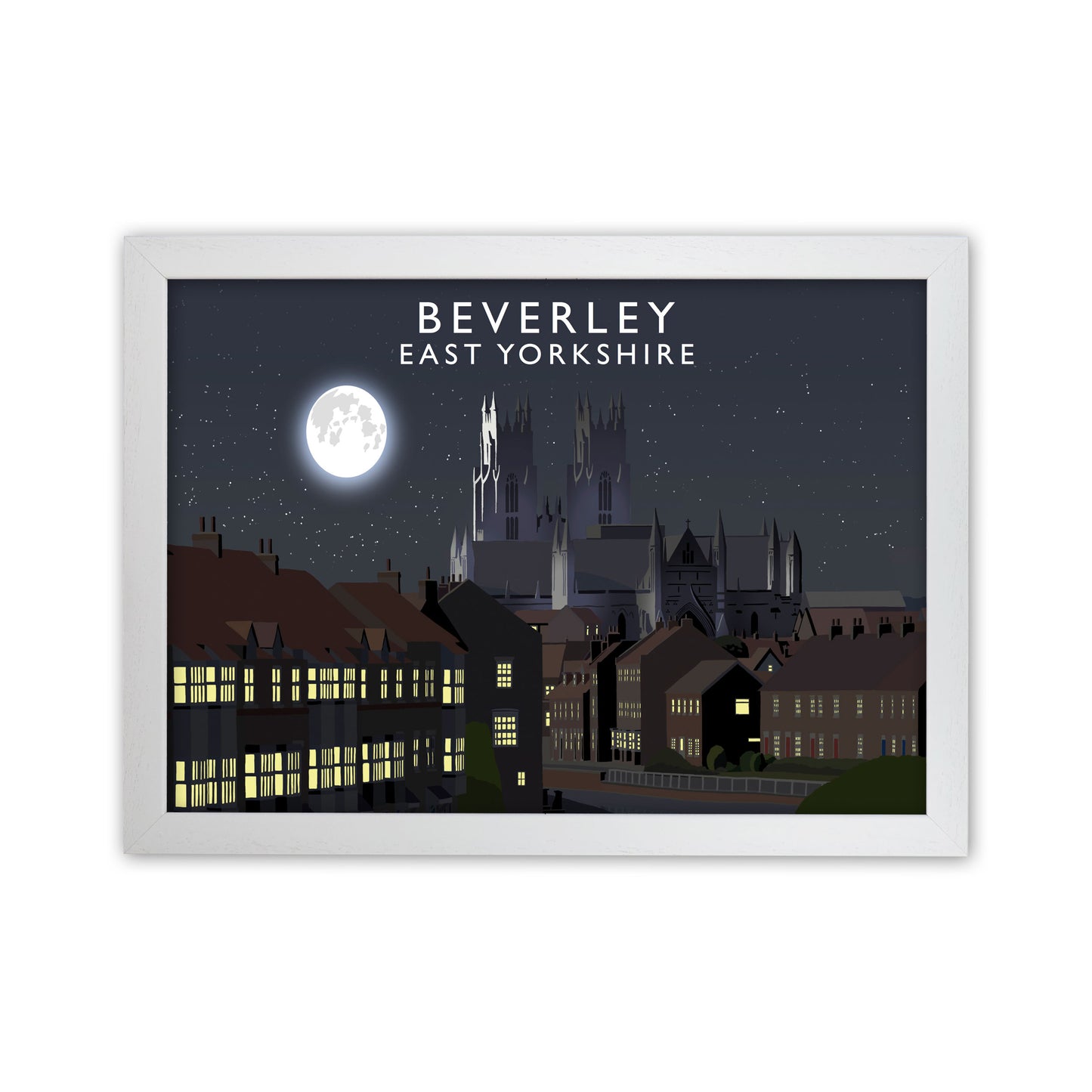 Beverley East Yorkshire Art Print by Richard O'Neill White Grain