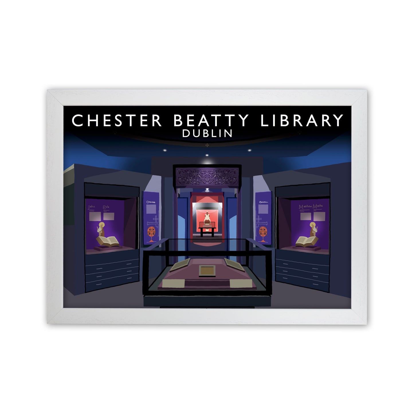 Chester Beatty 2 Library by Richard O'Neill White Grain