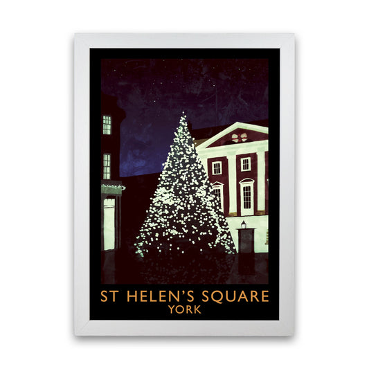 St Helen's Square York Travel Art Print by Richard O'Neill White Grain