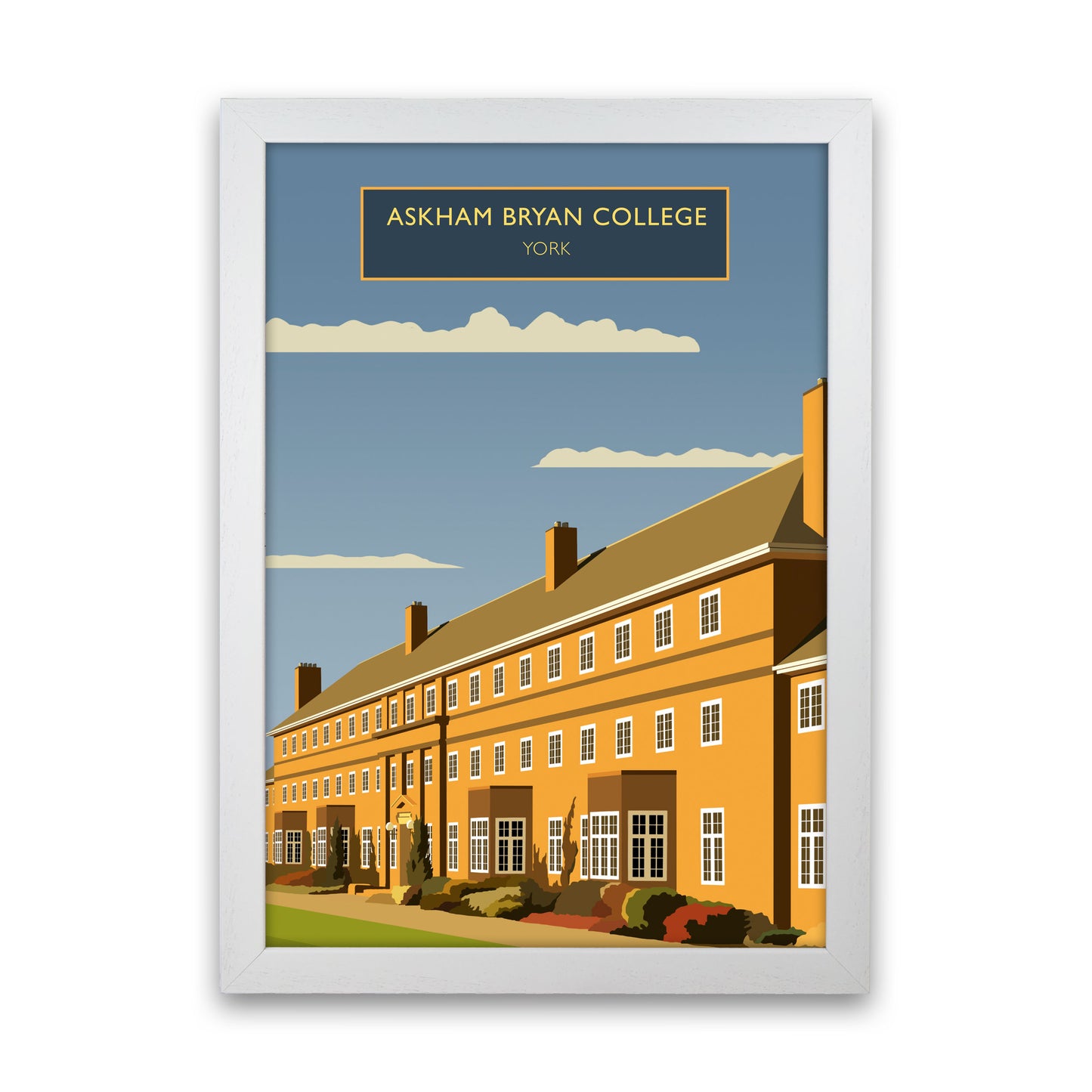 Askham Bryan College Portrait by Richard O'Neill White Grain