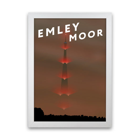 Emley Moor 5 by Richard O'Neill White Grain