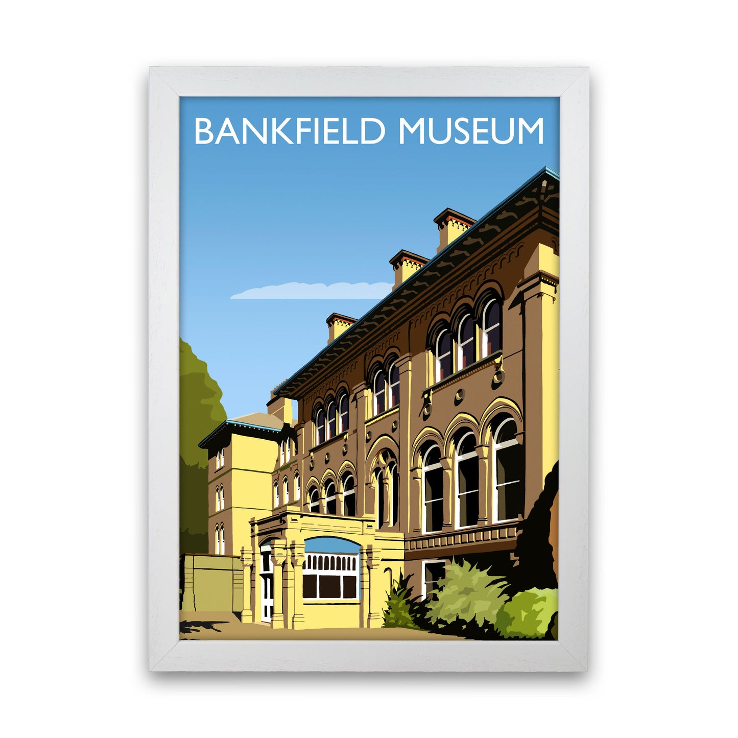 Bankfield Museum portrait by Richard O'Neill White Grain