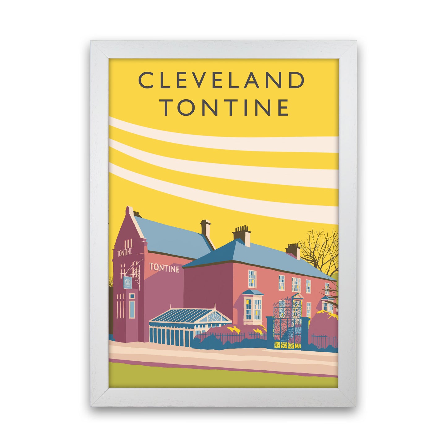 Cleveland Tontine portrait by Richard O'Neill White Grain