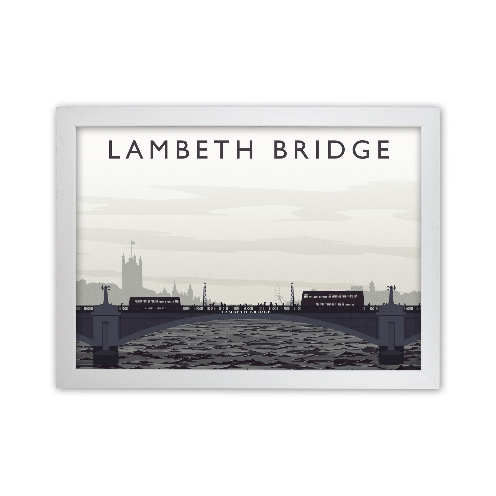 Lambeth Bridge by Richard O'Neill White Grain