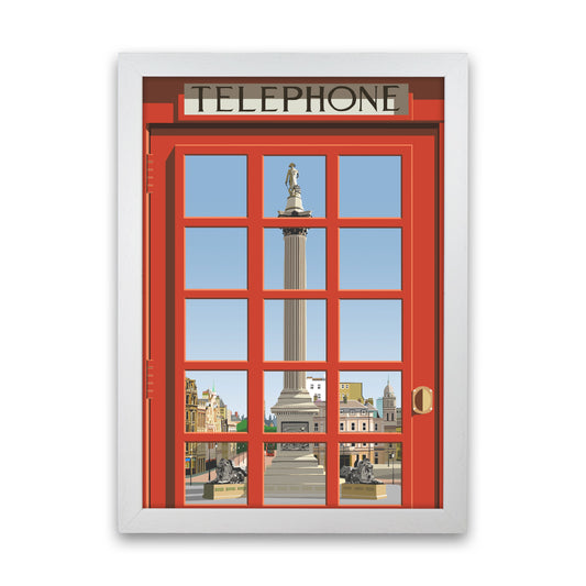 London Telephone Box 18 by Richard O'Neill White Grain