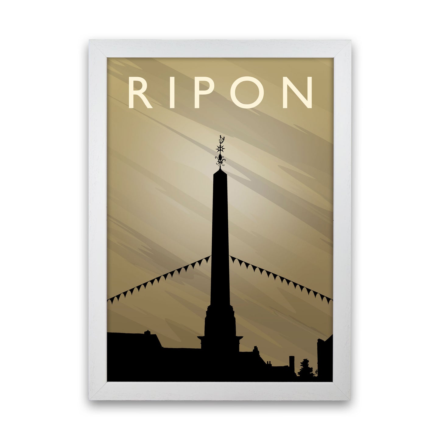 Ripon (Sunset) by Richard O'Neill White Grain