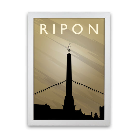 Ripon (Sunset) by Richard O'Neill White Grain