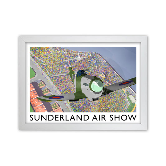 Sunderland Air Show 2 by Richard O'Neill White Grain