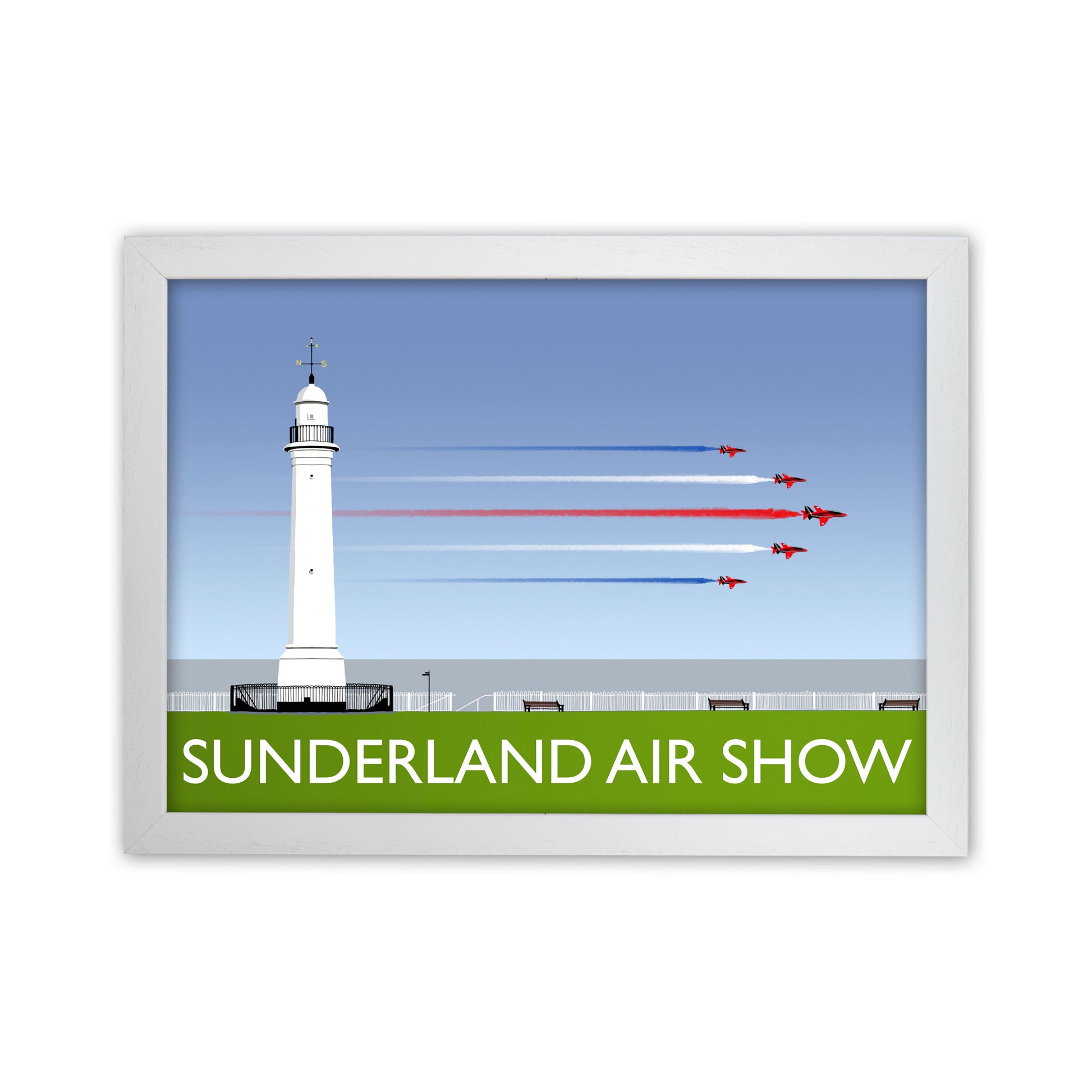 Sunderland AIr Show by Richard O'Neill White Grain