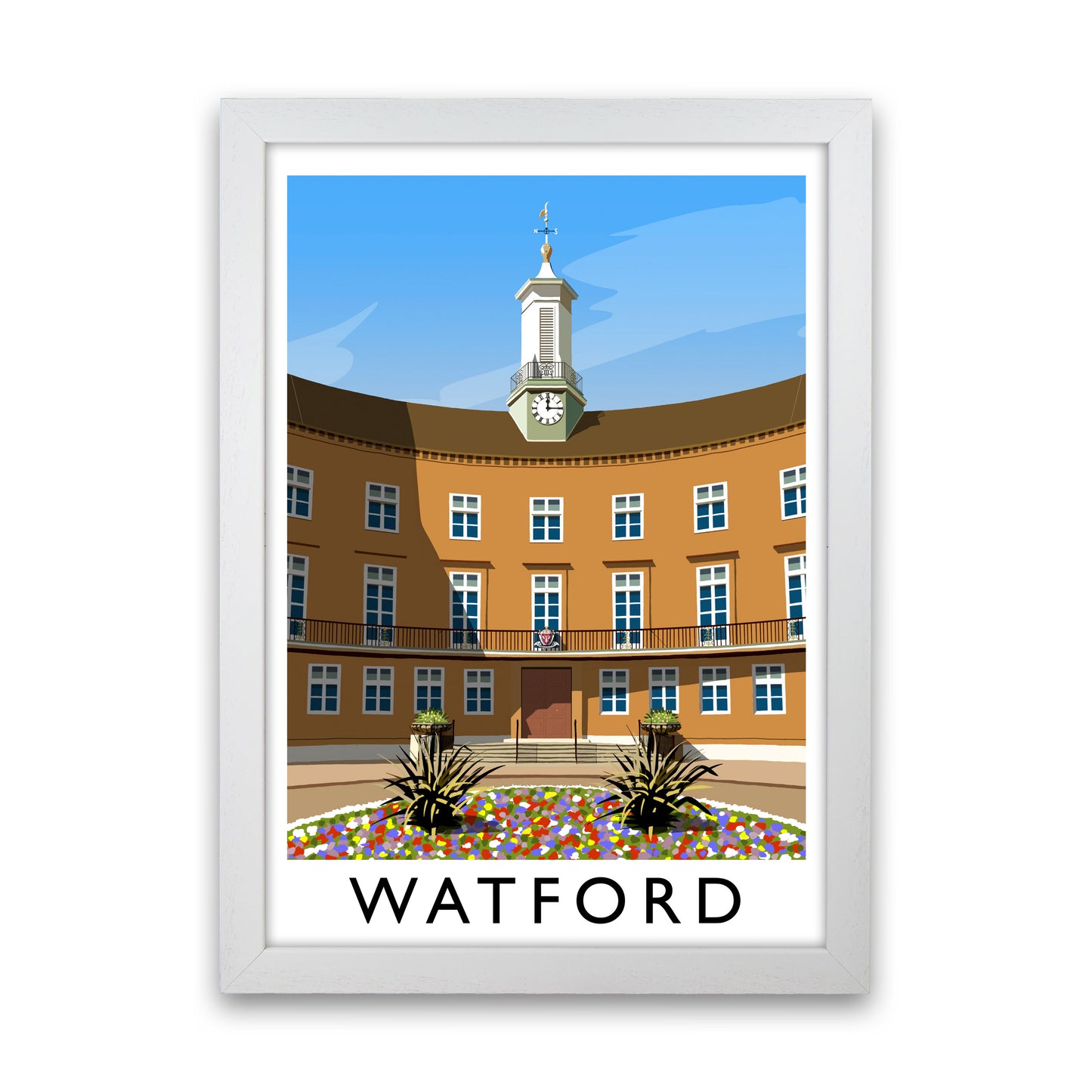 Watford portrait by Richard O'Neill White Grain