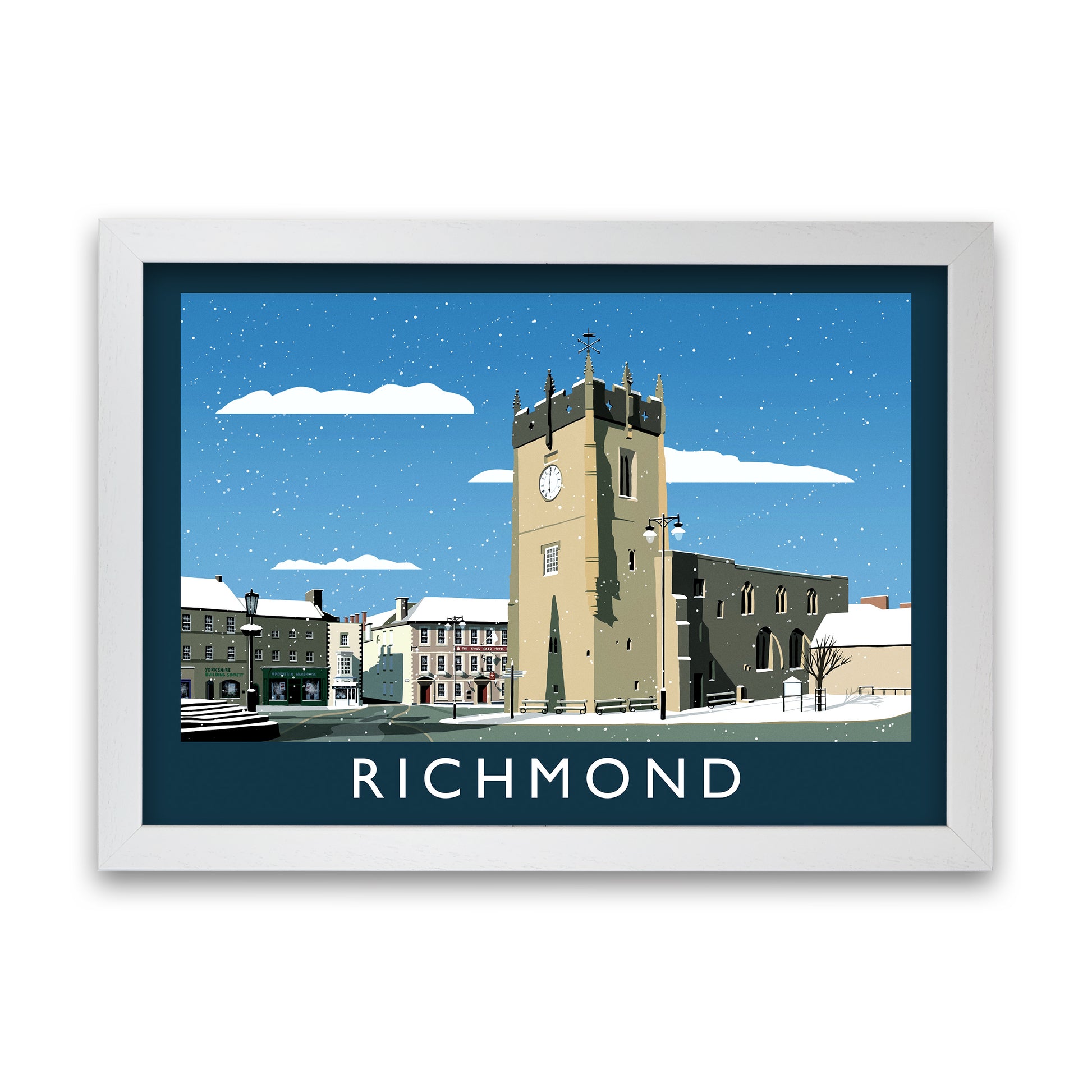 Richmond 2 (Snow) by Richard O'Neill White Grain