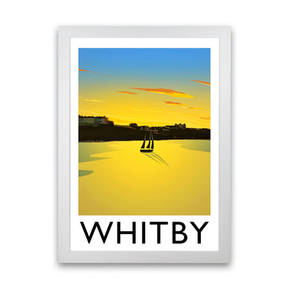Whitby (Sunset) 2 portrait by Richard O'Neill White Grain