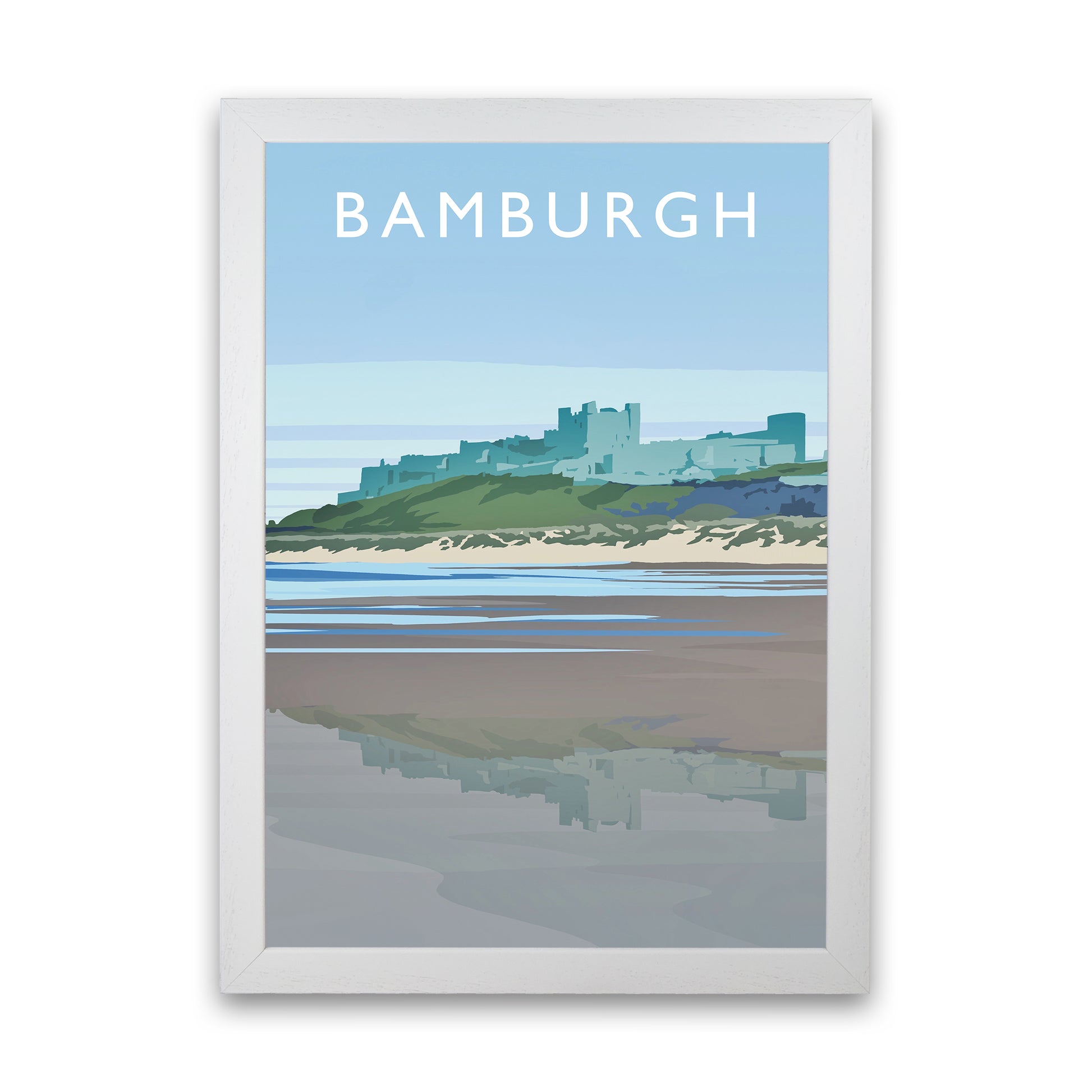 Bamburgh portrait by Richard O'Neill White Grain