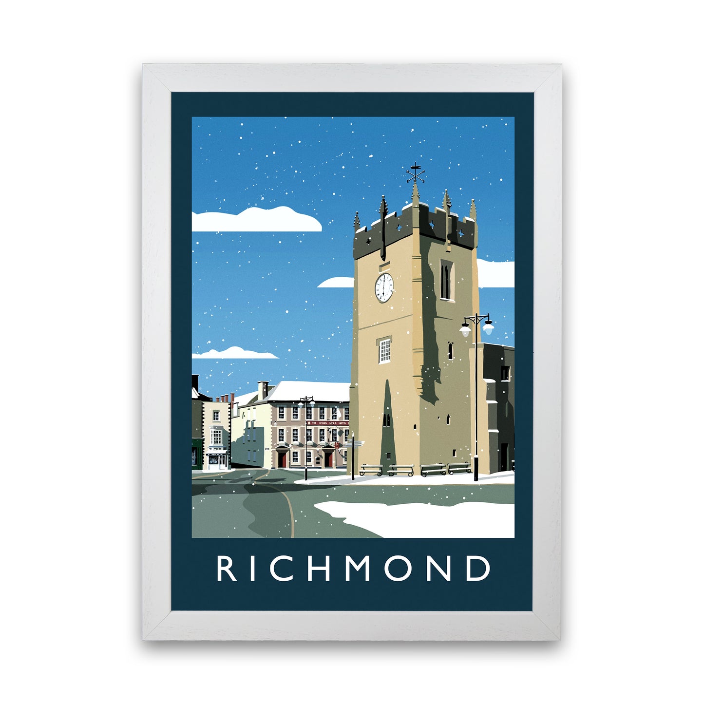 Richmond 2 (Snow) portrait by Richard O'Neill White Grain